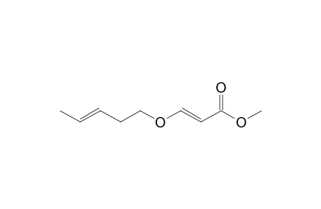 Methyl (3E)-3-(pent-3'-enyloxy)prop-2-enoate