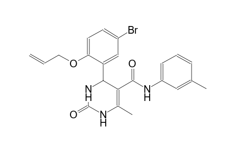 4-[2-(allyloxy)-5-bromophenyl]-6-methyl-N-(3-methylphenyl)-2-oxo-1,2,3,4-tetrahydro-5-pyrimidinecarboxamide