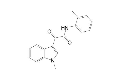 1H-Indole-3-acetamide, 1-methyl-N-(2-methylphenyl)-.alpha.-oxo-