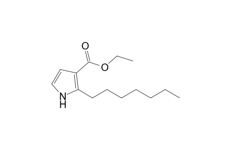 2-Heptyl-1H-pyrrole-3-carboxylic acid ethyl ester