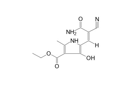 (Z)-ALPHA-CYANO-BETA-(2-METHYL-3-ETHOXYCARBONYL-4-HYDROXYPYRROLYL-5)ACRYLIC ACID, AMIDE