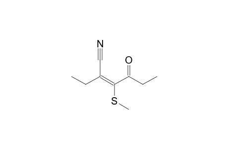 2-Cyano-1-propionyl-1-butenyl methyl sulfide