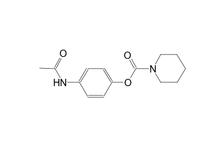1-piperidinecarboxylic acid, 4-(acetylamino)phenyl ester