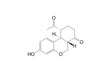 10-Acetyl-3-hydroxy-8,9,10,10a-tetrahydro-6H-benzo[c]chromen-7(6aH)-one
