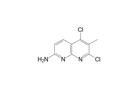 1,8-Naphthyridin-2-amine, 5,7-dichloro-6-methyl-