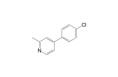 4-(4-chlorophenyl)-2-methylpyridine