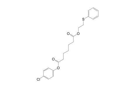 1-(4-Chlorophenyl) 7-(2-(phenylthio)ethyl) heptanedioate