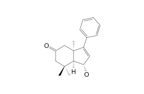(1-S*,3A-R*,7A-S*)-1-HYDROXY-3A,7,7-TRIMETHYL-3-PHENYL-1,3A,4,6,7-HEXAHYDRO-INDEN-5-ONE