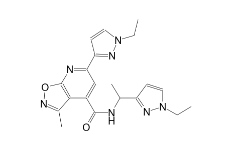 isoxazolo[5,4-b]pyridine-4-carboxamide, 6-(1-ethyl-1H-pyrazol-3-yl)-N-[1-(1-ethyl-1H-pyrazol-3-yl)ethyl]-3-methyl-