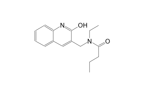 N-ethyl-N-[(2-hydroxy-3-quinolinyl)methyl]butanamide