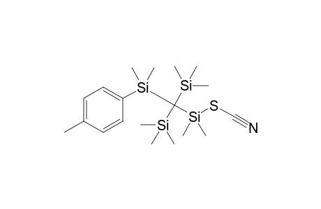 {Di(trimethylsilyl)[dimethyl(p-methylphenyl)silyl]methyl}thiocyanodimethylsilane