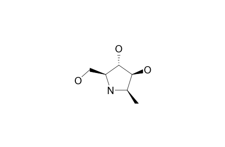 2,5-IMINO-1,2,5-TRIDEOXY-D-GLUCITOL;MAJOR-CONFORMER