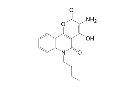 3-Amino-6-n-butyl-4-hydroxy-2H-pyrano[3,2-c]quinoline-2,5(6H)-dione
