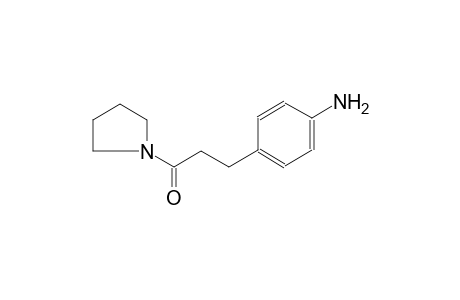 benzenamine, 4-[3-oxo-3-(1-pyrrolidinyl)propyl]-