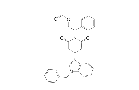 N-(2'-Acetoxy-1'-phenylethyl)-4-(1''-benzyl-3''-indolyl)glutaramide