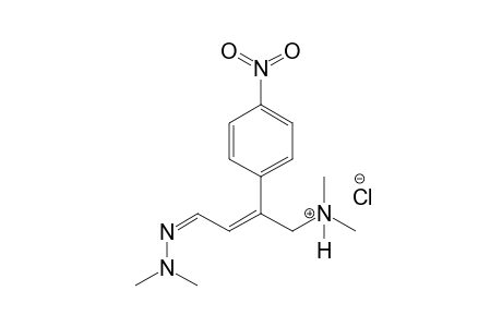 (1E,2Z)-4-Dimethylamino-3-(4-nitrophenyl)but-2-enal Dimethylhydrazone Monohydrochloride
