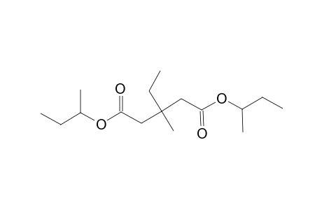 Pentanedioic acid, 3-ethyl-3-methyl-, bis(1-methylpropyl) ester