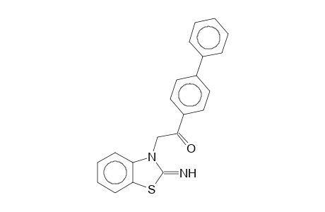1-[1,1'-Biphenyl]-4-yl-2-(2-imino-1,3-benzothiazol-3(2H)-yl)ethanone