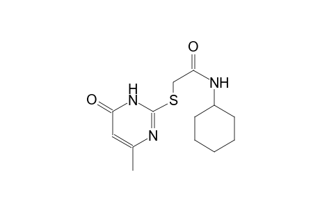 N-Cyclohexyl-2-(4-methyl-6-oxo-1,6-dihydro-pyrimidin-2-ylsulfanyl)-acetamide