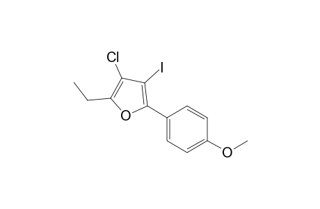 3-Chloro-2-ethyl-4-iodo-5-(4-methoxyphenyl)furan