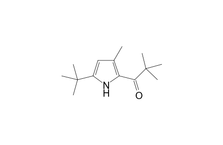 1-(5'-tert-Butyl-3'-methyl-1' H-pyrrol-2'-yl)-2,2-dimethyl-propan-1-one