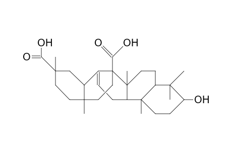 3.alpha.-Hydroxyolean-12-ene-27,29-dioic-acid