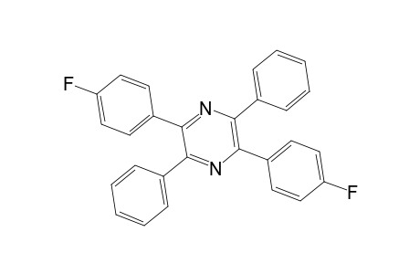 Pyrazine, 2,5-bis(p-fluorophenyl)-3,6-diphenyl-