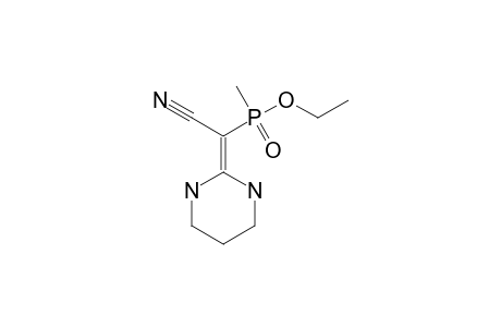 (E)-[(CYANO)-(HEXAHYDROPYRIMIDIN-2-YLIDEN)-METHYL]-(METHYL)-PHOSPHINIC-ACID-ETHYLESTER