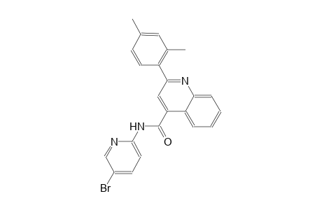 N-(5-bromo-2-pyridinyl)-2-(2,4-dimethylphenyl)-4-quinolinecarboxamide