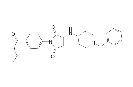 Ethyl 4-{3-[(1-benzyl-4-piperidinyl)amino]-2,5-dioxo-1-pyrrolidinyl}benzoate