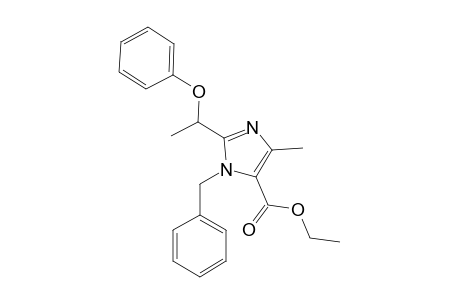 Ethyl 3-Benzyl-5-methyl-2-(1-phenoxyethyl)-3H-imidazole-4-carboxylate