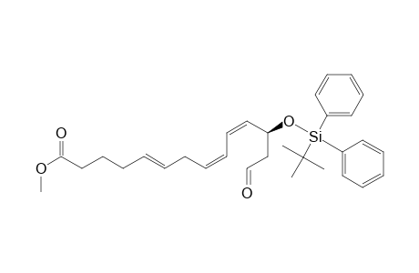 5,8,10-Tetradecatrienoic acid, 12-[[(1,1-dimethylethyl)diphenylsilyl]oxy]-14-oxo-, methyl ester, [S-(E,Z,Z)]-