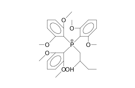 2-Hydroxy-butyl-tris(2,6-dimethoxy-phenyl)-phosphonium cation