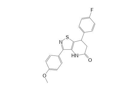 isothiazolo[4,5-b]pyridin-5(4H)-one, 7-(4-fluorophenyl)-6,7-dihydro-3-(4-methoxyphenyl)-