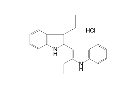 3-ETHYL-2-(2-ETHYLINDOL-3-YL)INDOLINE, MONOHYDROCHLORIDE