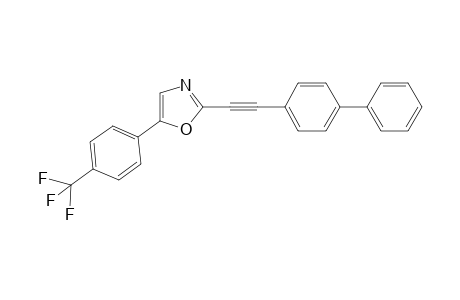 2-{(1,1'-Biphenyl)-4-ylethynyl}-5-{4-(trifluoromethyl)phenyl}oxazole