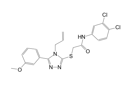 2-{[4-allyl-5-(3-methoxyphenyl)-4H-1,2,4-triazol-3-yl]sulfanyl}-N-(3,4-dichlorophenyl)acetamide