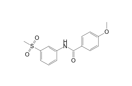 4-Methoxy-N-[3-(methylsulfonyl)phenyl]benzamide