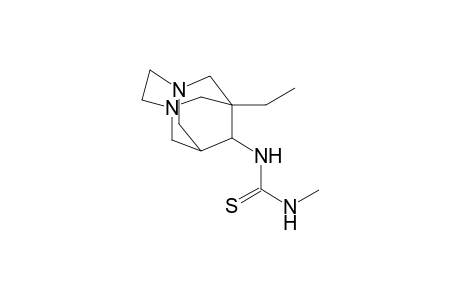 N-(1-ethyl-3,6-diazatricyclo[4.3.1.1~3,8~]undec-9-yl)-N'-methylthiourea