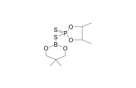 2-(4,5-DIMETHYL-2-THIOXO-1,3,2-DIOXAPHOSPHOLAN-2-YLTHIO)-5,5-DIMETHYL-1,3,2-DIOXABORINANE