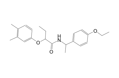 2-(3,4-dimethylphenoxy)-N-[1-(4-ethoxyphenyl)ethyl]butanamide