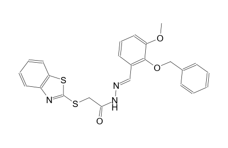 2-(1,3-benzothiazol-2-ylsulfanyl)-N'-{(E)-[2-(benzyloxy)-3-methoxyphenyl]methylidene}acetohydrazide