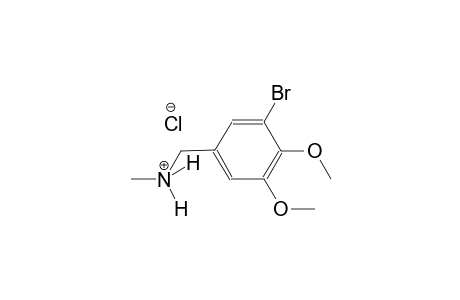 (3-bromo-4,5-dimethoxyphenyl)-N-methylmethanaminium chloride