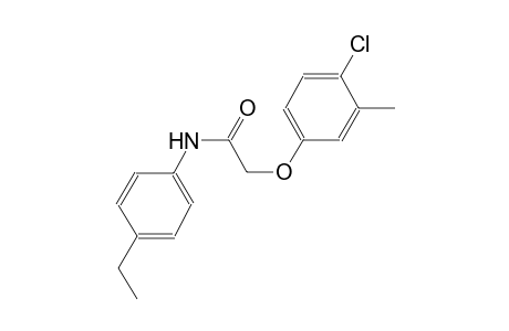 2-(4-chloro-3-methylphenoxy)-N-(4-ethylphenyl)acetamide
