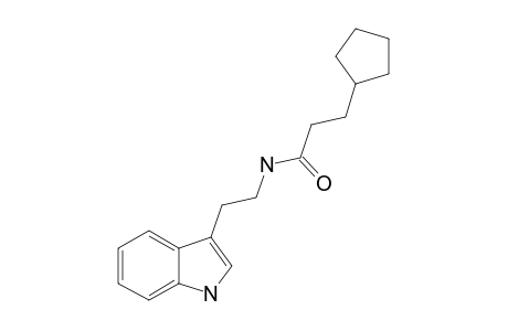 3-CYCLOPENTYL-N-[2-(1H-INDOL-3-YL)-ETHYL]-PROPANAMIDE