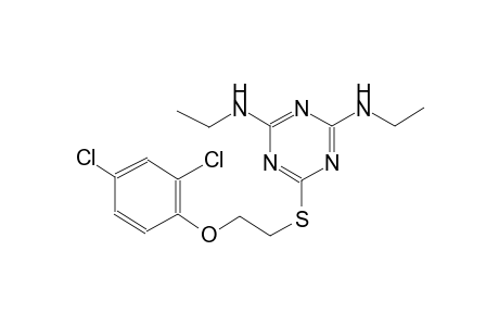 6-{[2-(2,4-dichlorophenoxy)ethyl]sulfanyl}-N~2~,N~4~-diethyl-1,3,5-triazine-2,4-diamine