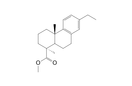 Methyl 13 - ethyl - podocarpa - 8,11,13 - trien - 15 - oate (so Reunanen)