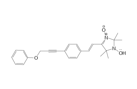 4-{2-[4-(3-phenoxyprop-1-ynyl)phenyl]vinyl}-2,2,5,5-tetramethyl-3-imazazoline-3-oxide-1-oxyl