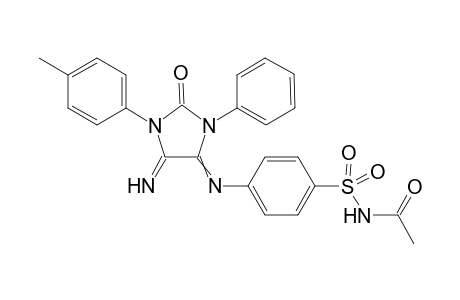N-(4-(5-imino-2-oxo-3-phenyl-1-p-tolylimidazolidin-4-ylideneamino)phenylsulfonyl)acetamide