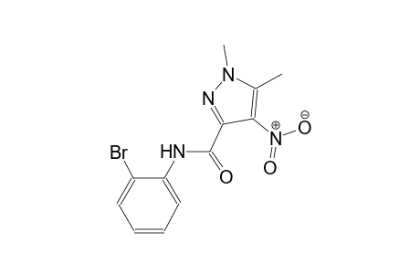 N-(2-bromophenyl)-1,5-dimethyl-4-nitro-1H-pyrazole-3-carboxamide